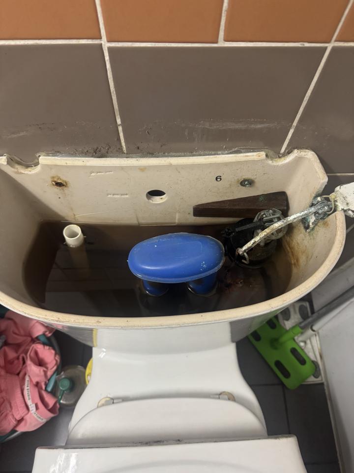 馬桶安裝工作照片