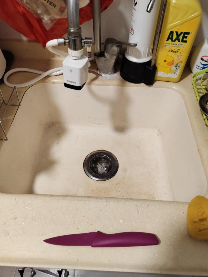 廚房鋅盤安裝工作照片