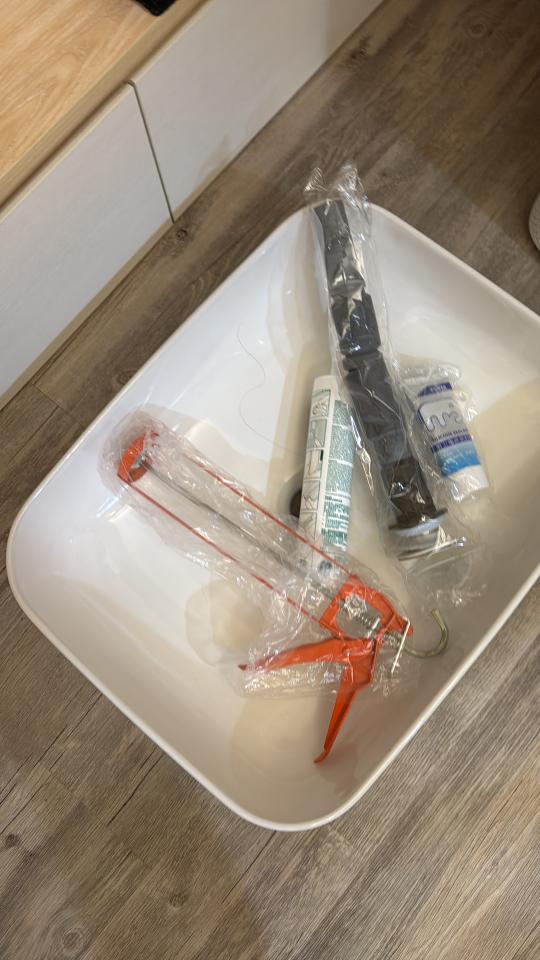 洗手盆安裝工作照片