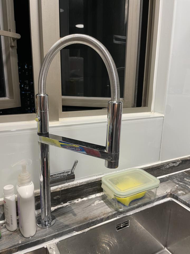 水龍頭安裝工作照片