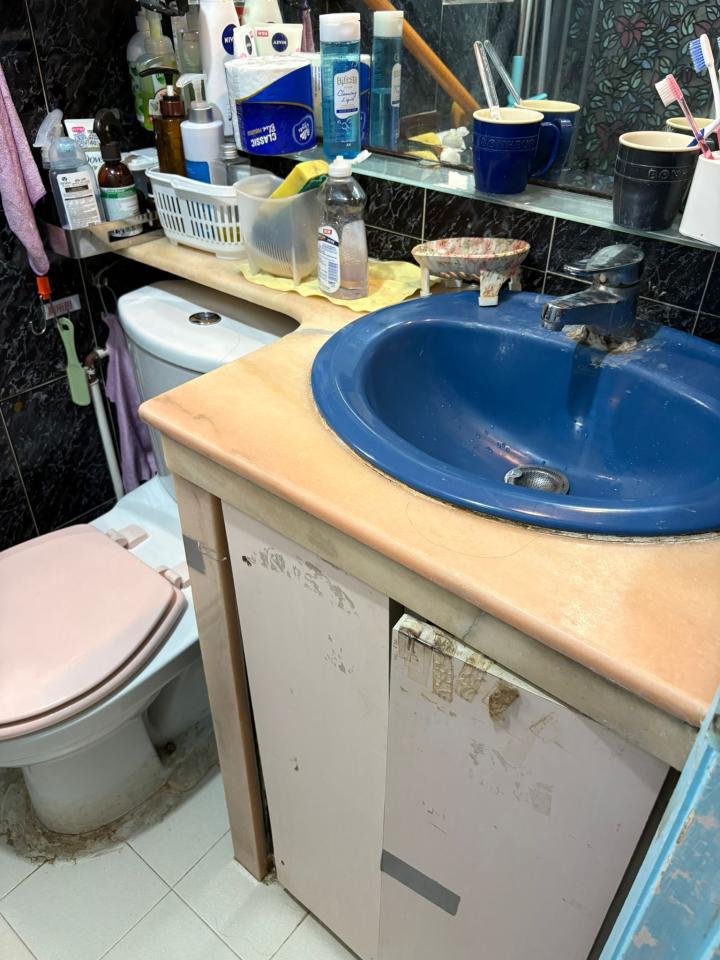 洗手盆安裝工作照片