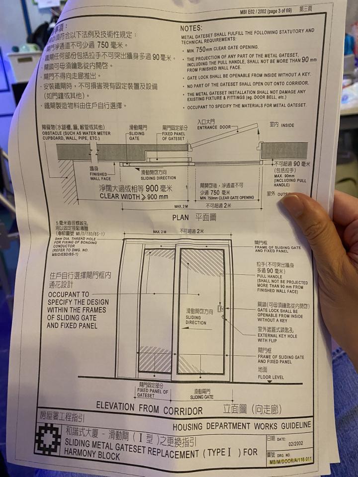 鐵閘工作照片