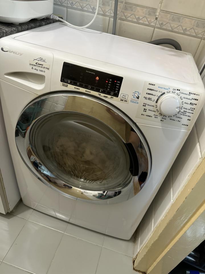 洗衣機清洗工作照片