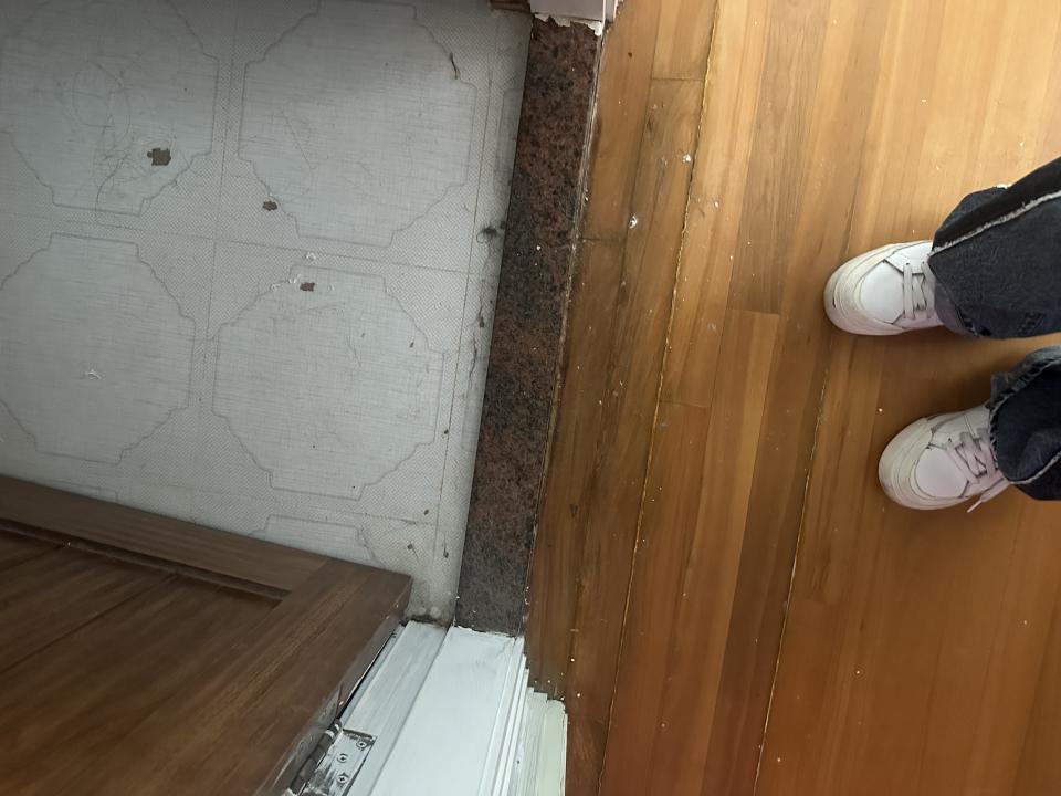 地板維修工作照片