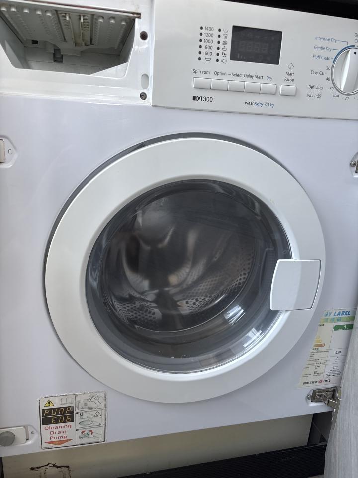 洗衣機清洗工作照片