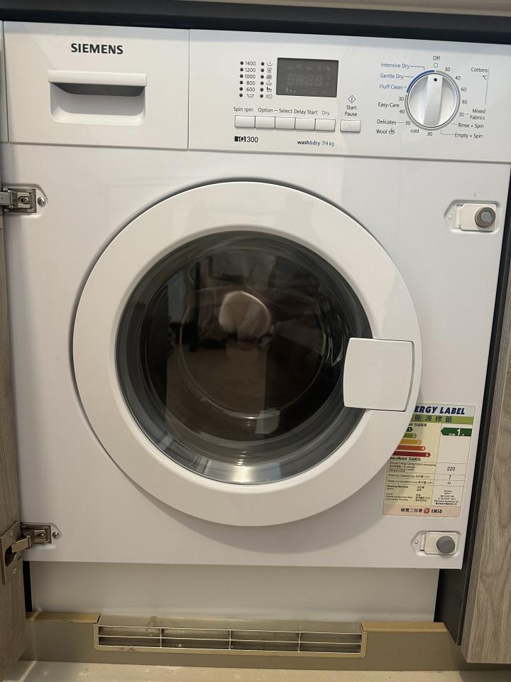 洗衣機清洗工作照片