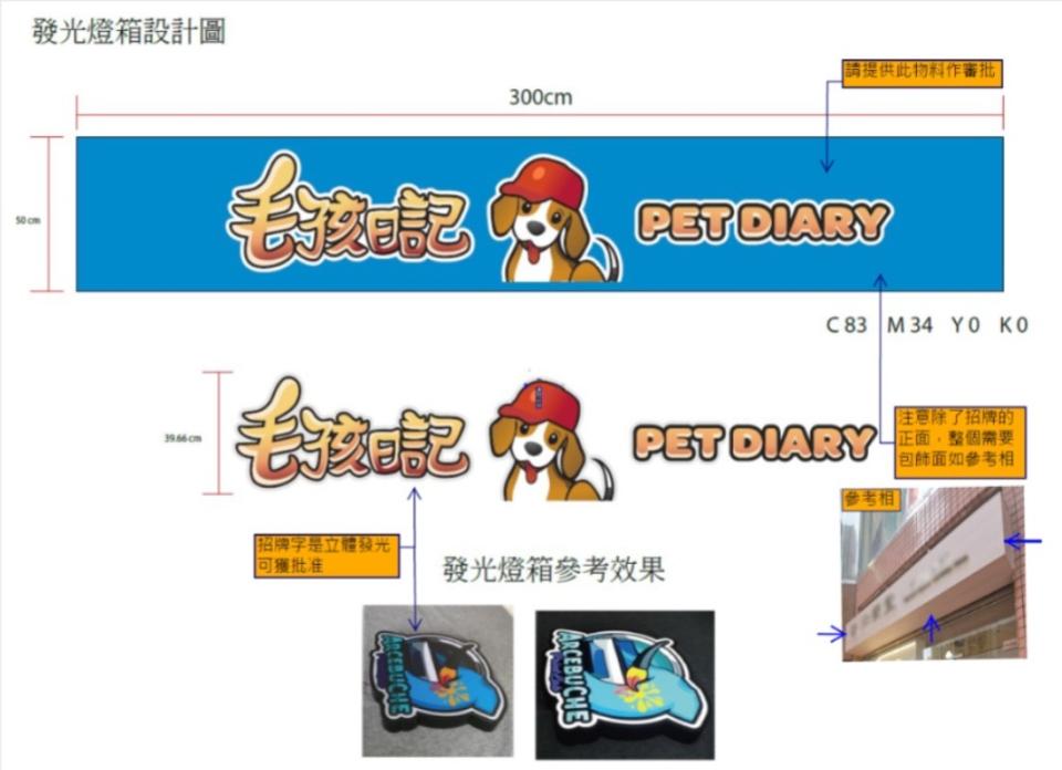 招牌製作工作照片