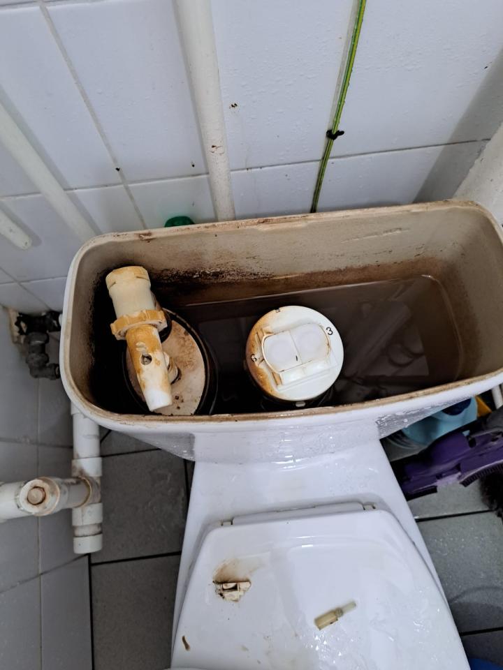馬桶安裝工作照片