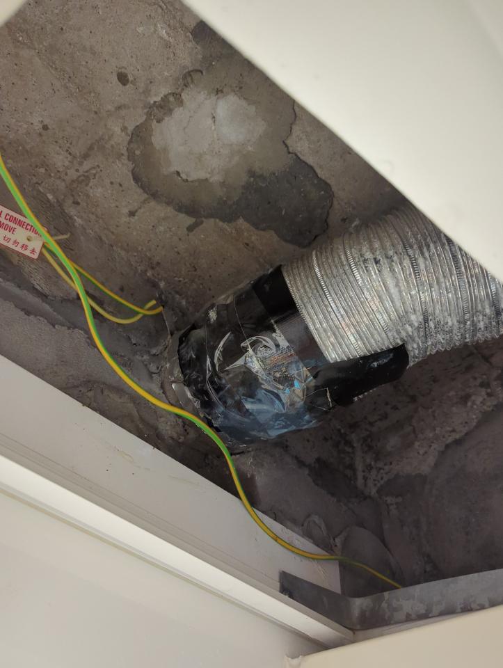 Range Hood Duct Installation Job photo