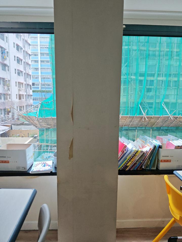 牆紙工程工作照片