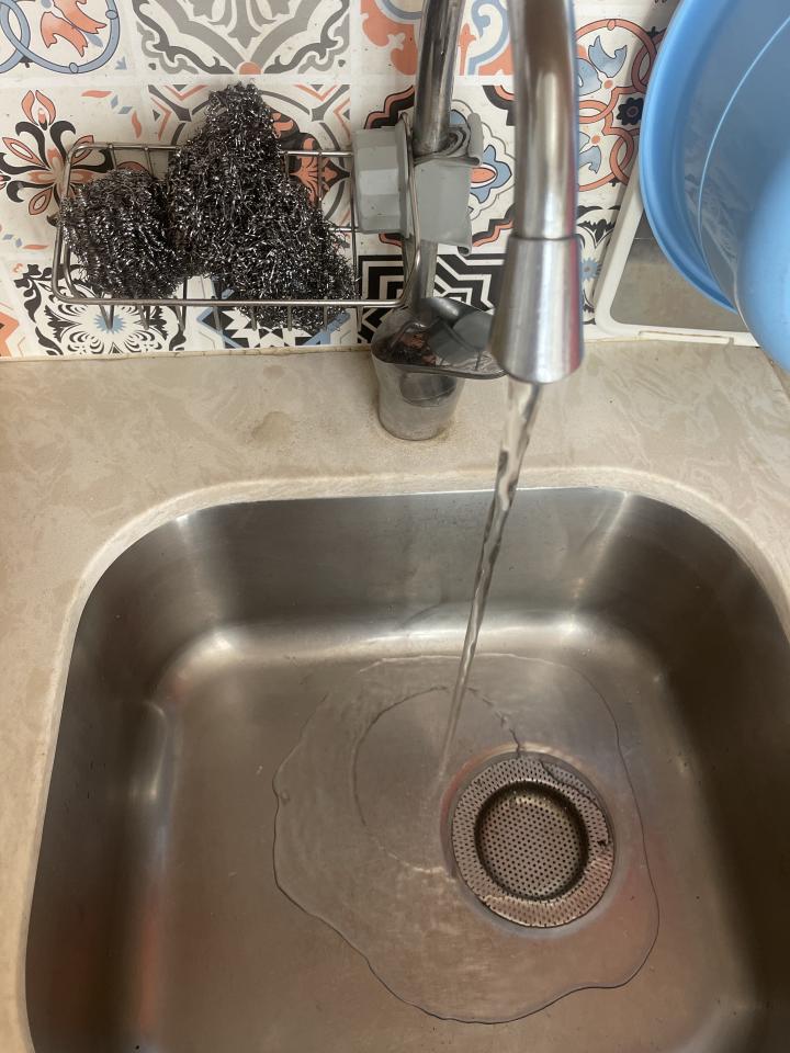 水龍頭安裝工作照片