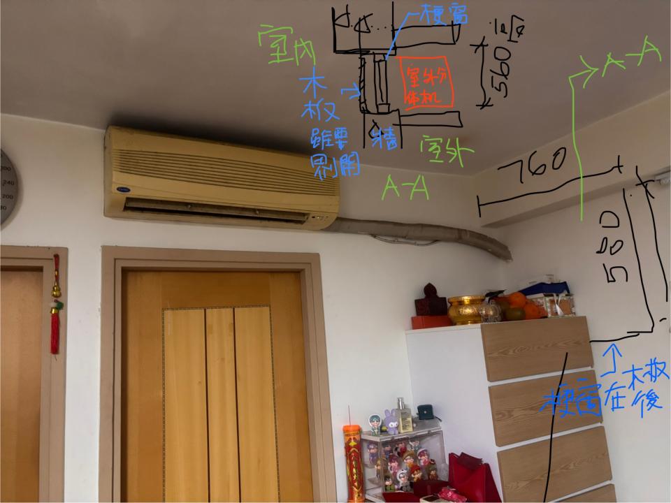 冷氣維修工作照片