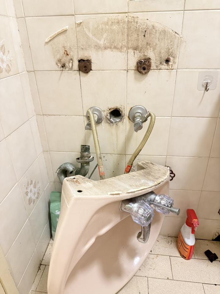 洗手盆安裝工作照片