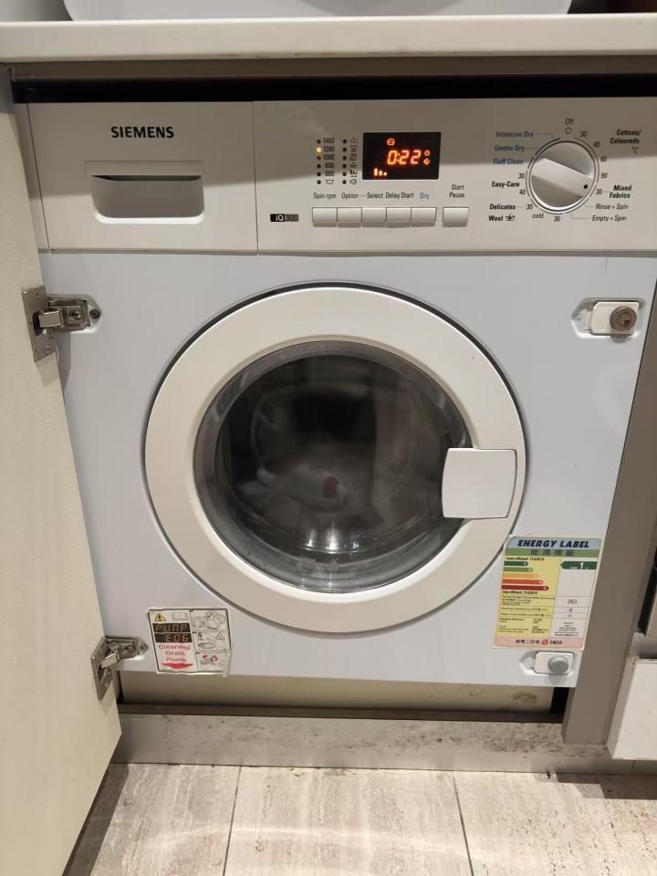 洗衣機清洗工作照片