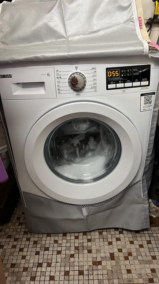 洗衣機清洗工作照片