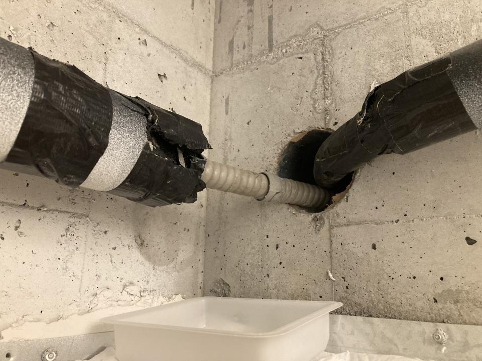 冷氣維修工作照片