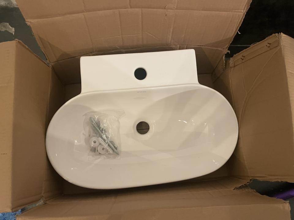 洗手盆安裝工作照片