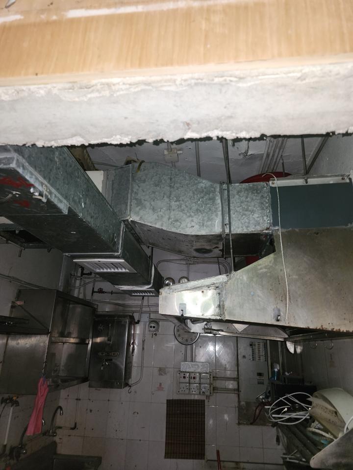 廚房清潔工作照片