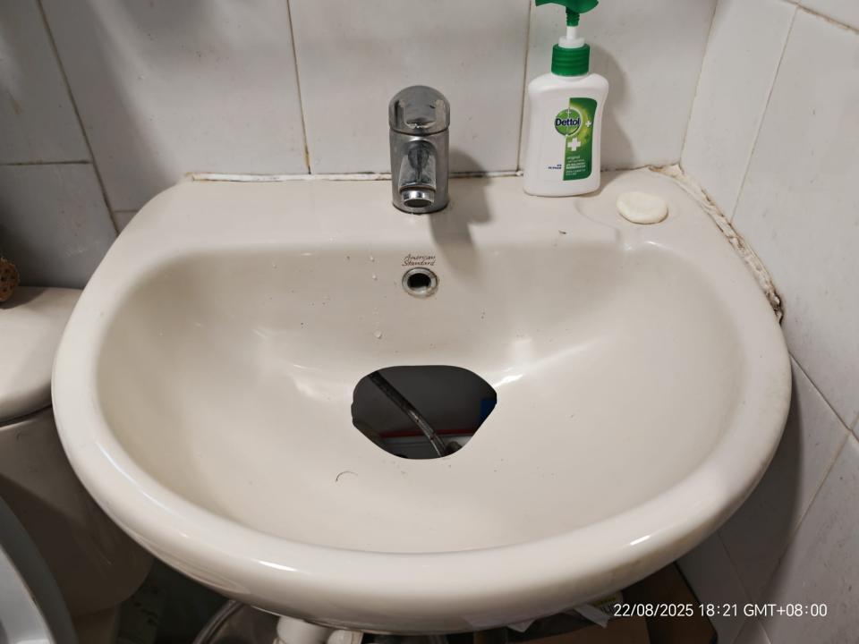 洗手盆安裝工作照片