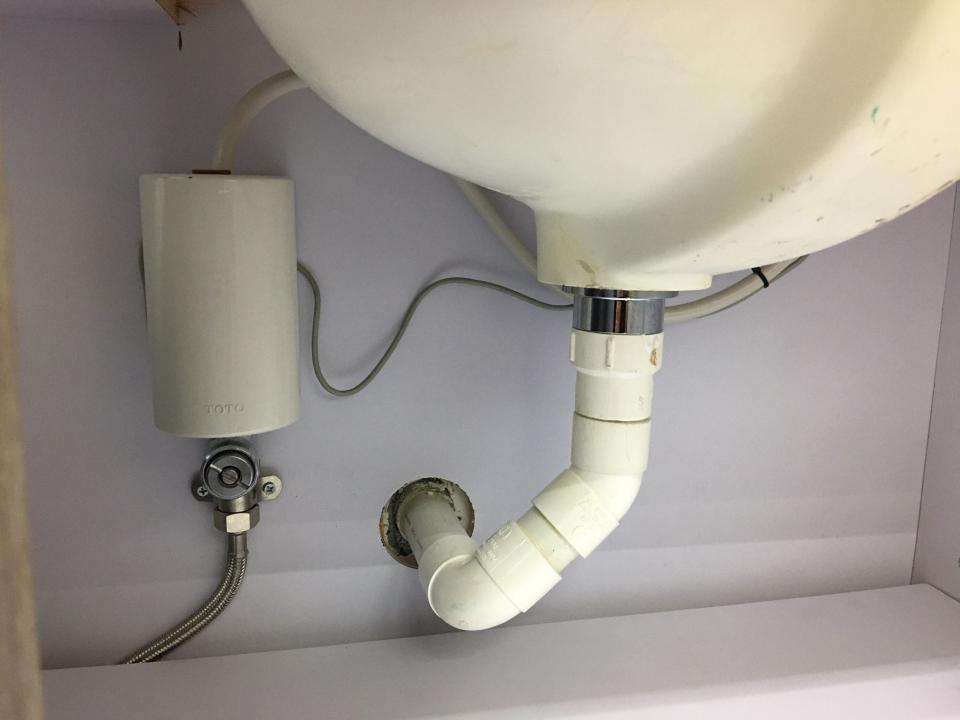 水龍頭安裝工作照片