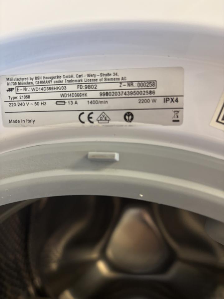 洗衣機清洗工作照片