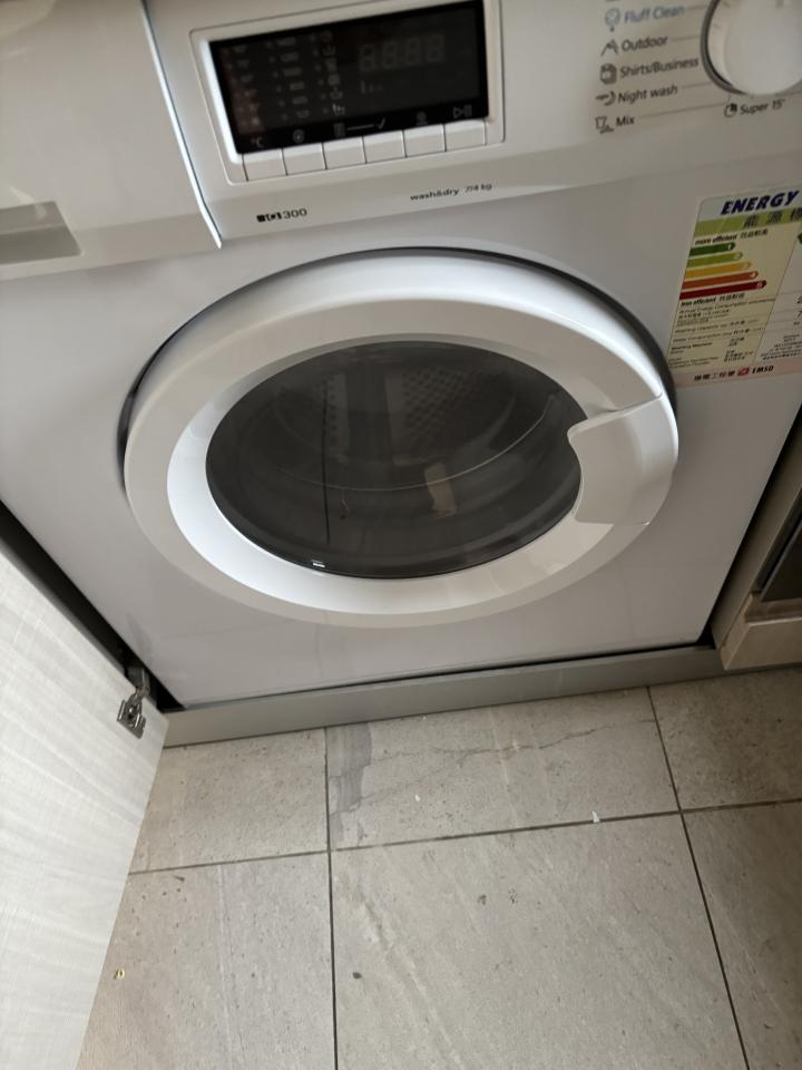 洗衣機清洗工作照片