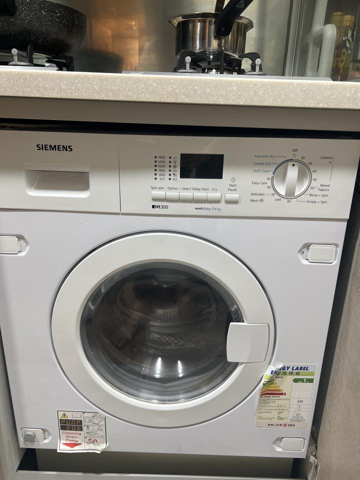 洗衣機清洗工作照片