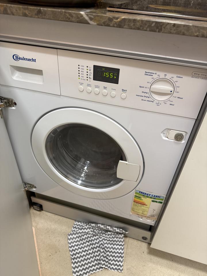 洗衣機清洗工作照片