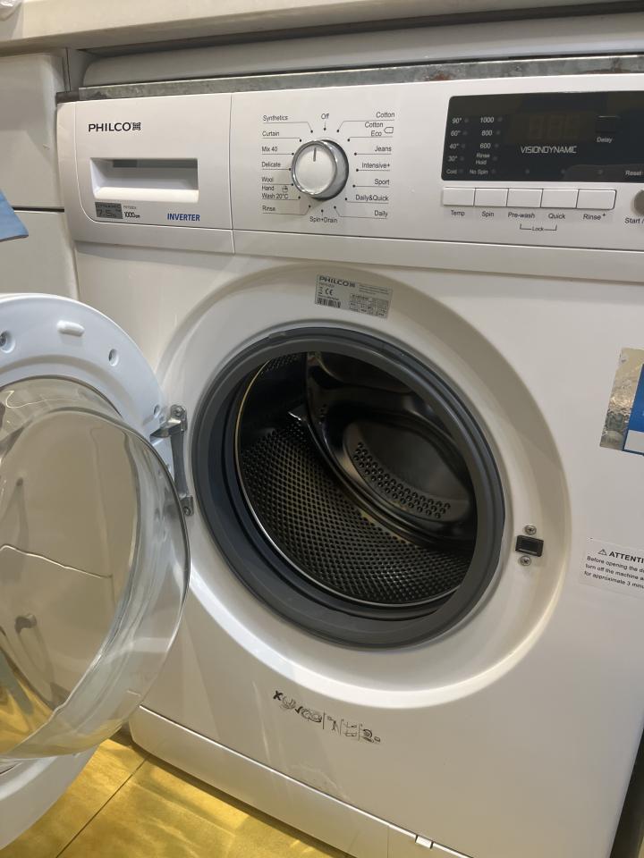 洗衣機清洗工作照片