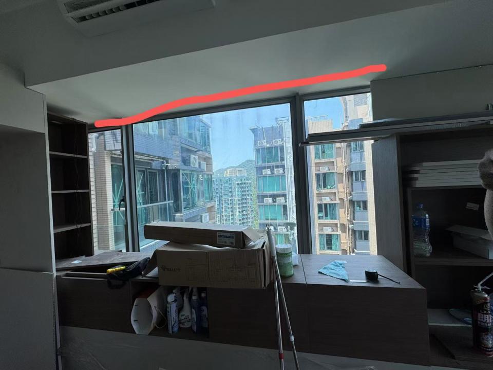 窗簾安裝工作照片