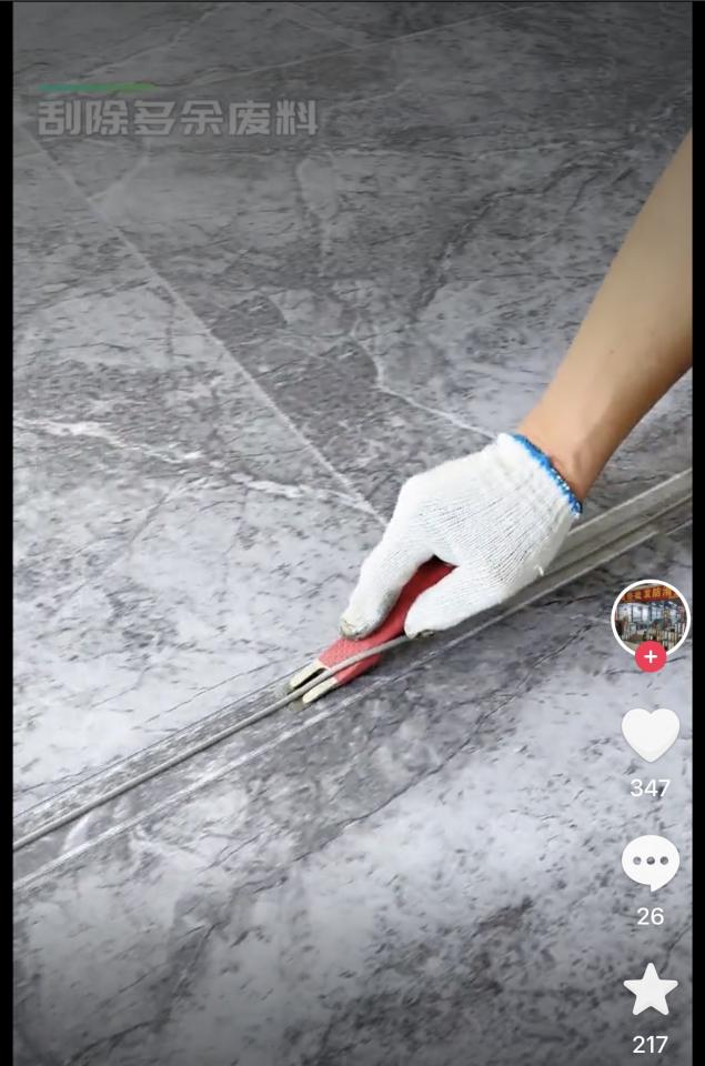 地板工程工作照片