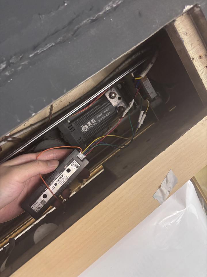 自動門工作照片