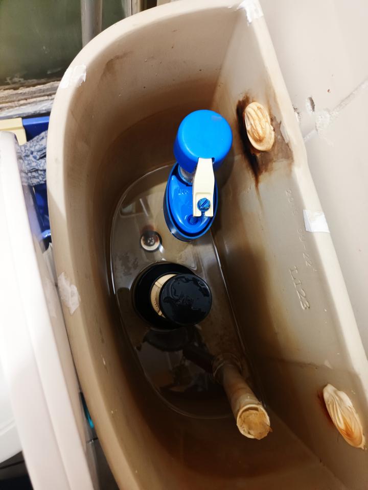 馬桶安裝工作照片