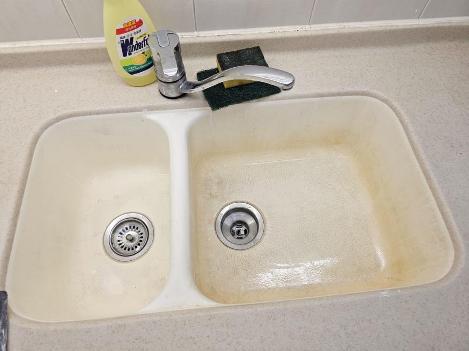 廚房鋅盤安裝工作照片