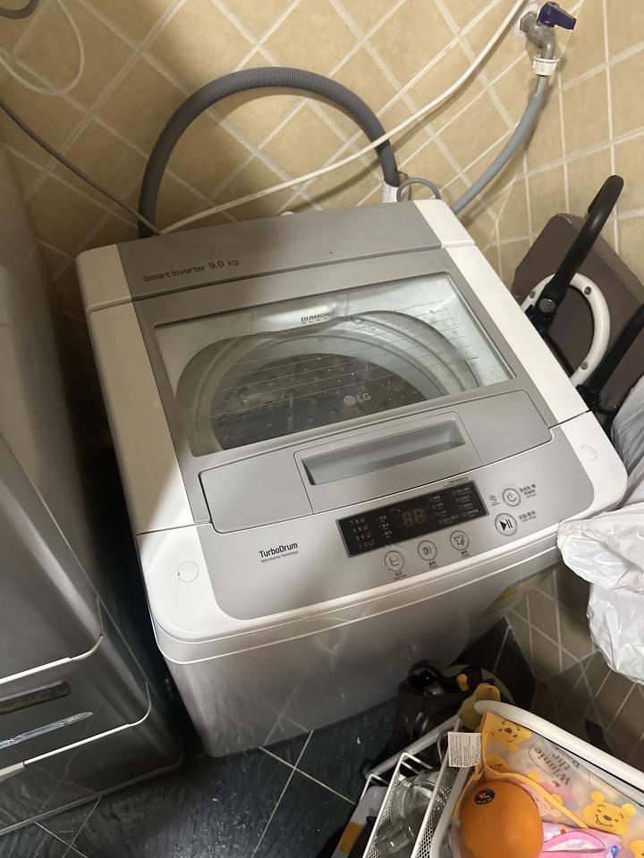 洗衣機清洗工作照片