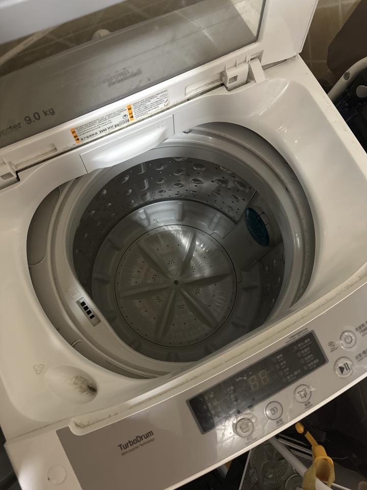 洗衣機清洗工作照片
