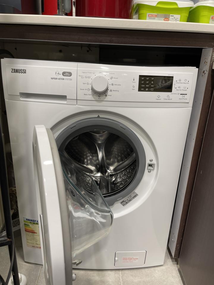 洗衣機清洗工作照片