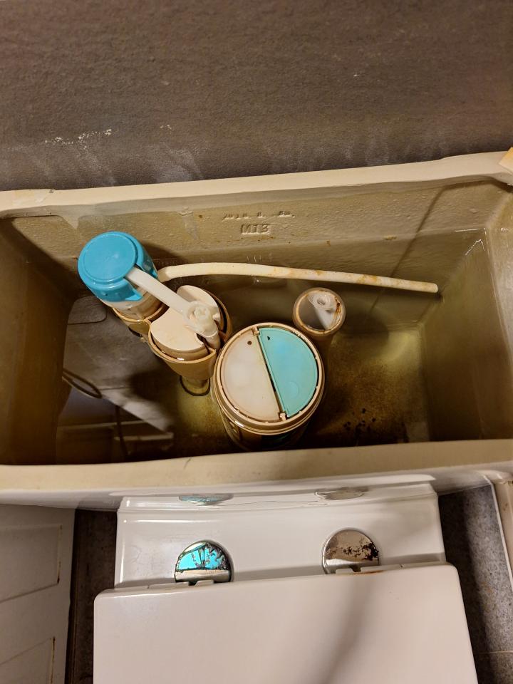馬桶安裝工作照片