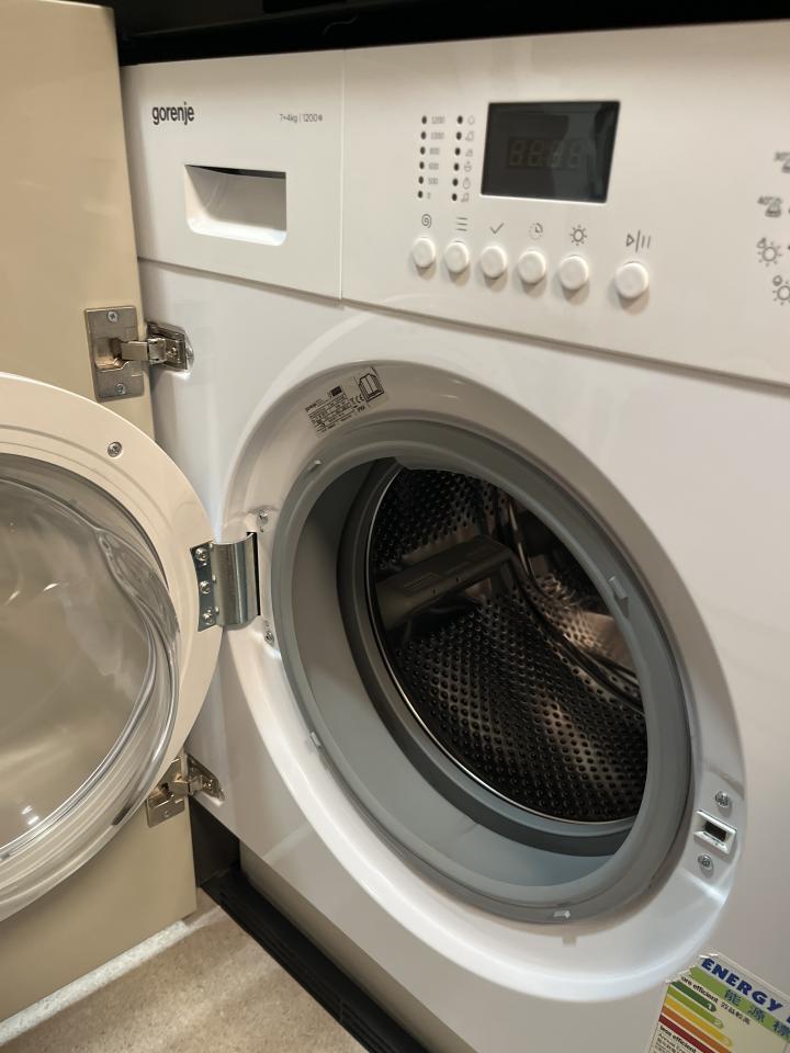 洗衣機清洗工作照片