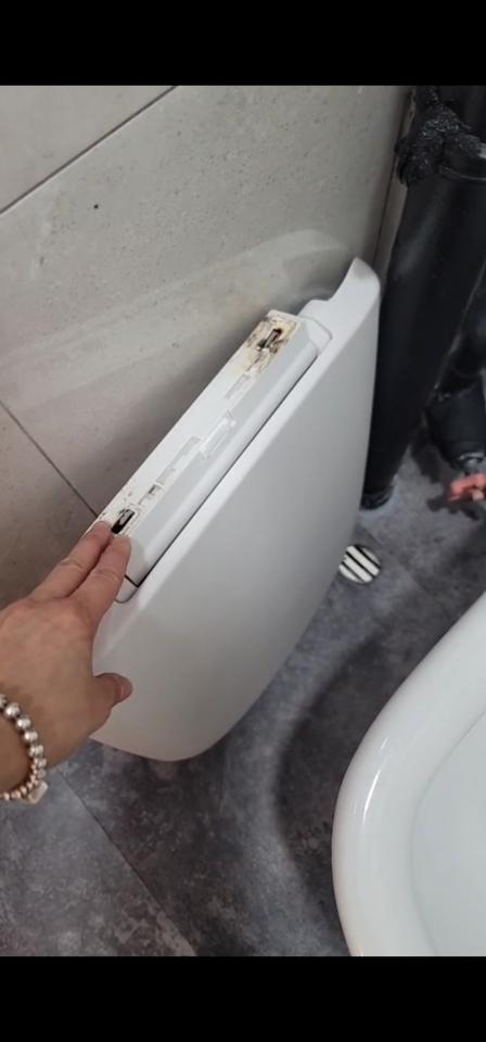 馬桶安裝工作照片