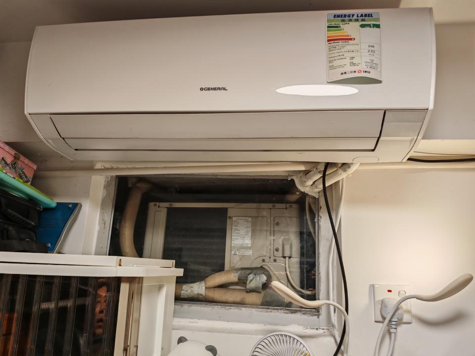 冷氣安裝工作照片