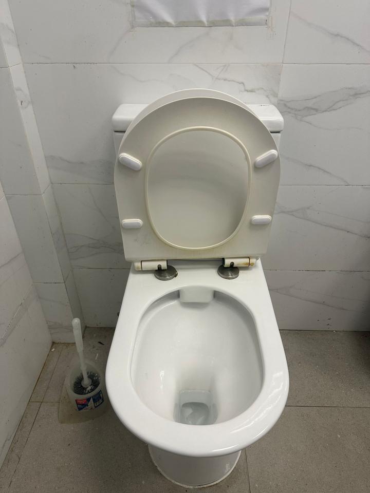 馬桶安裝工作照片