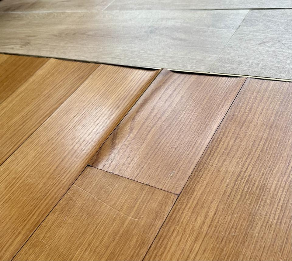 地板維修工作照片