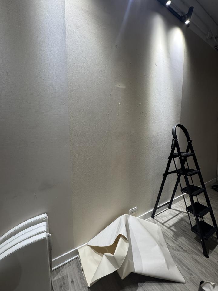 牆紙工程工作照片