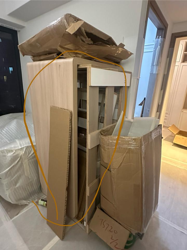 大型垃圾處理工作照片