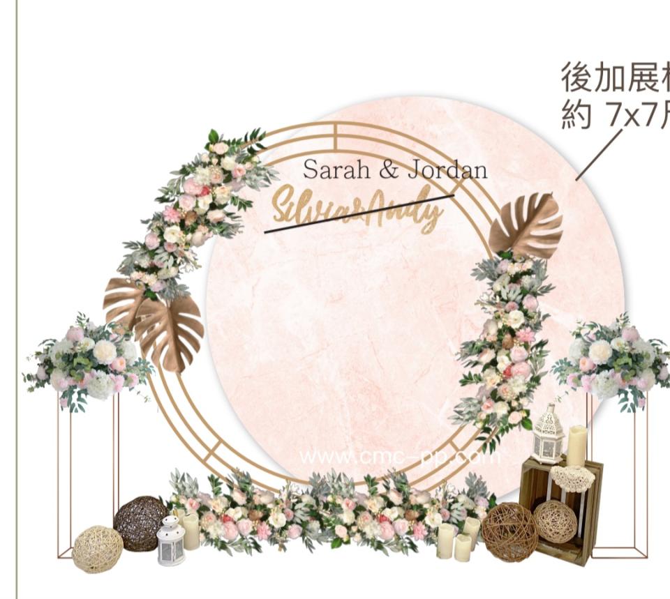 婚禮佈置工作照片