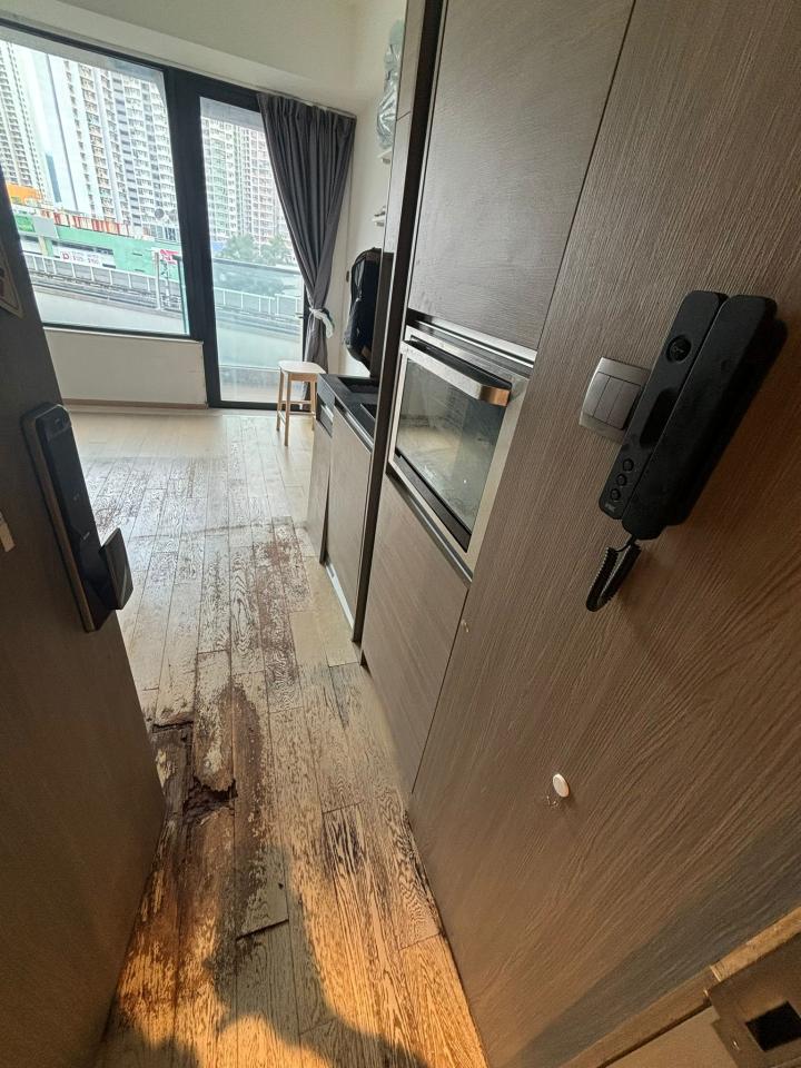 地板維修工作照片