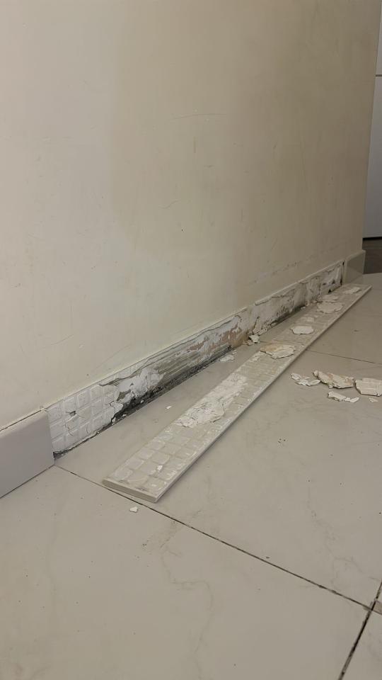 磁磚維修工作照片