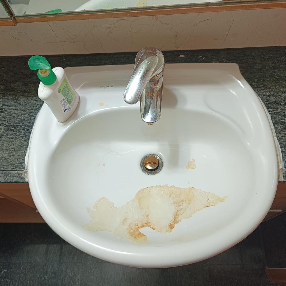 洗手盆安裝工作照片