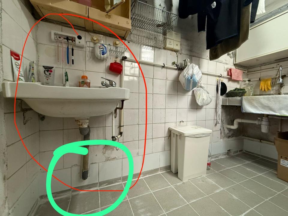 洗手盆安裝工作照片